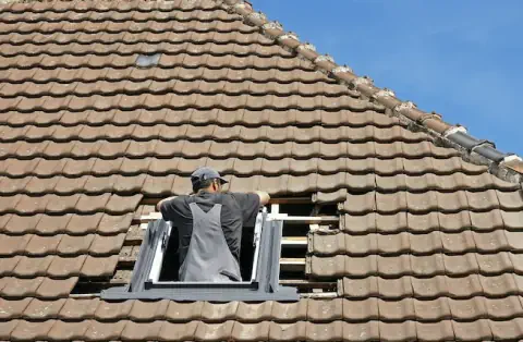Pose de velux - Ygrande